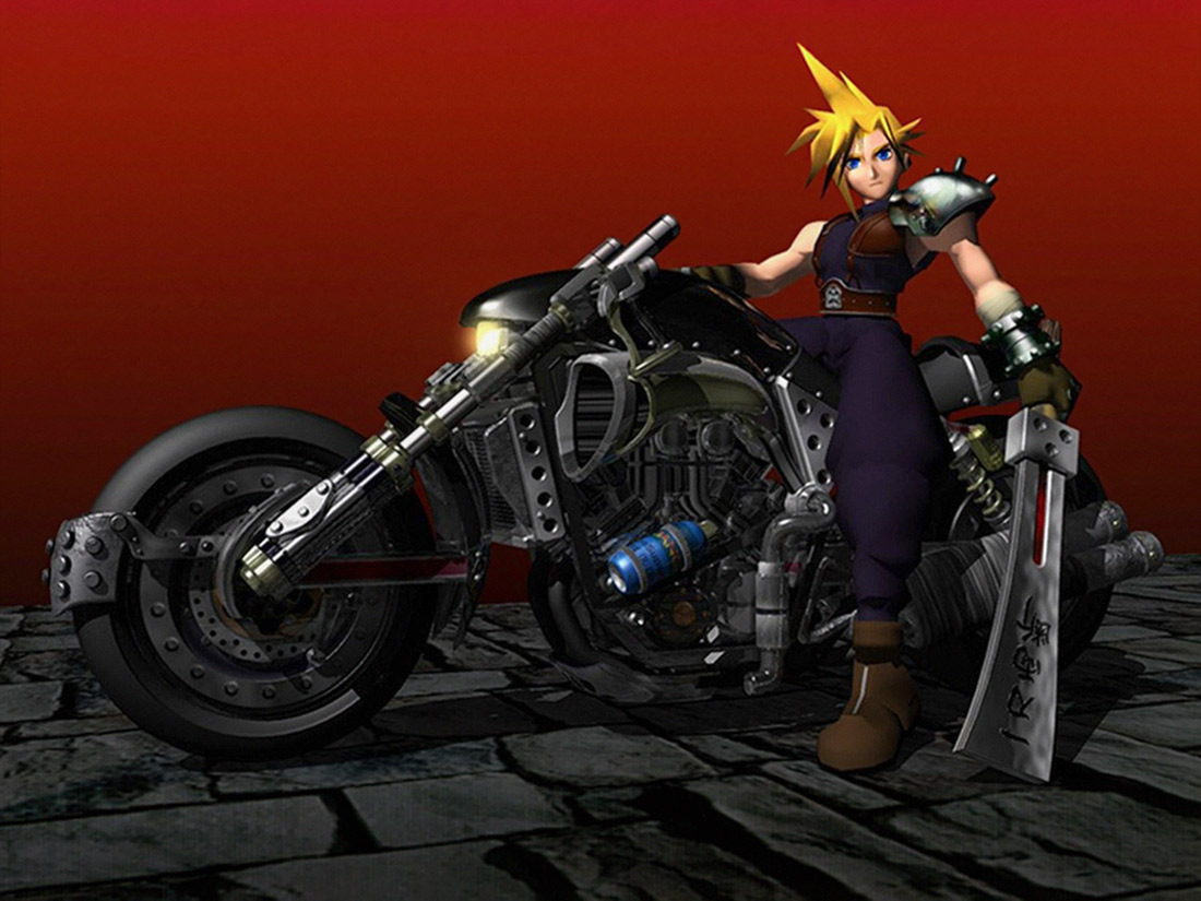 Final Fantasy 7 мотоцикл